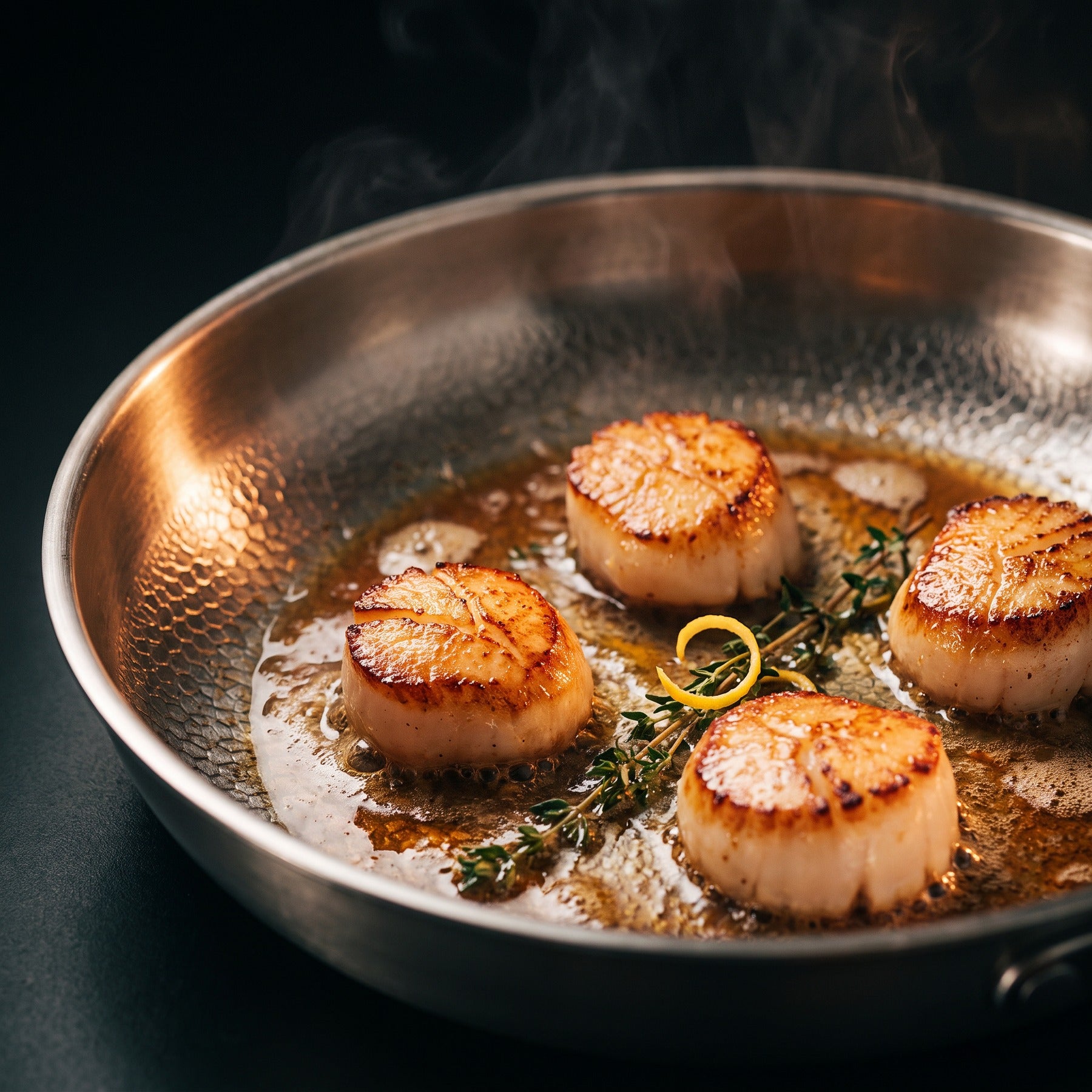 Poêle en titane pur pour une cuisson sans produits chimiques
