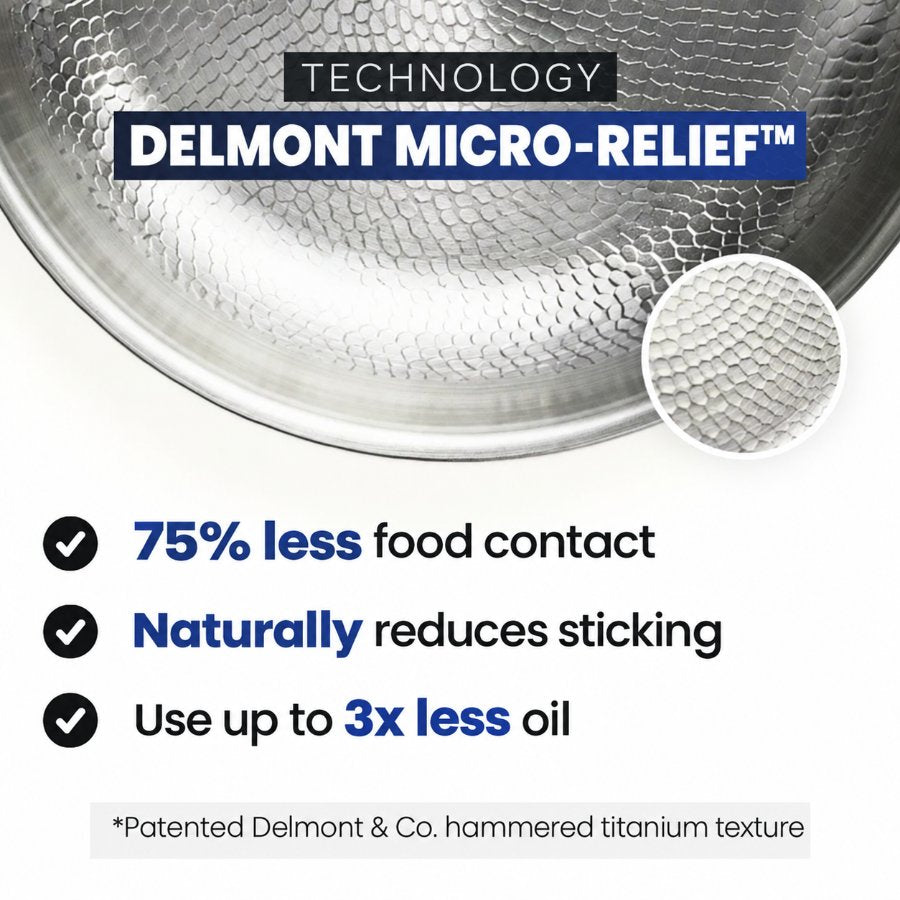 Pure Titanium Pan For Cooking Without Chemicals
